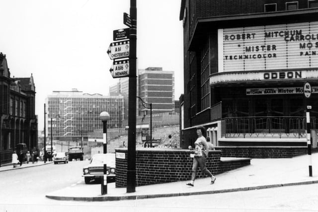 Flat Street from junction with Norfolk Street, looking towards Pond Street, 1968