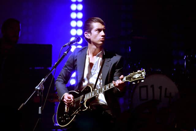 Alex Turner of Arctic Monkeys performs  (Photo by Kevin Winter/Getty Images for Clear Channel)