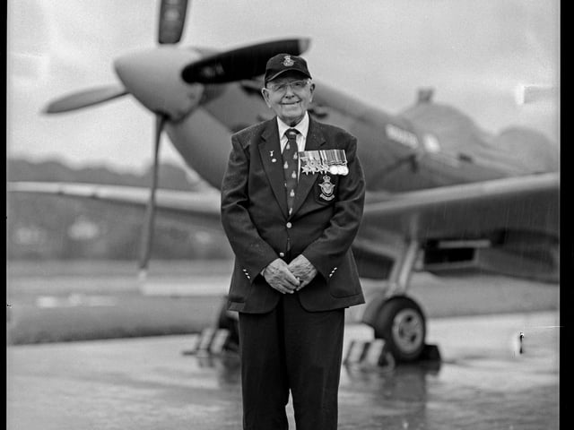 Flt. Lt Arthur Reid , born October 9th 1920 , died January 2020.