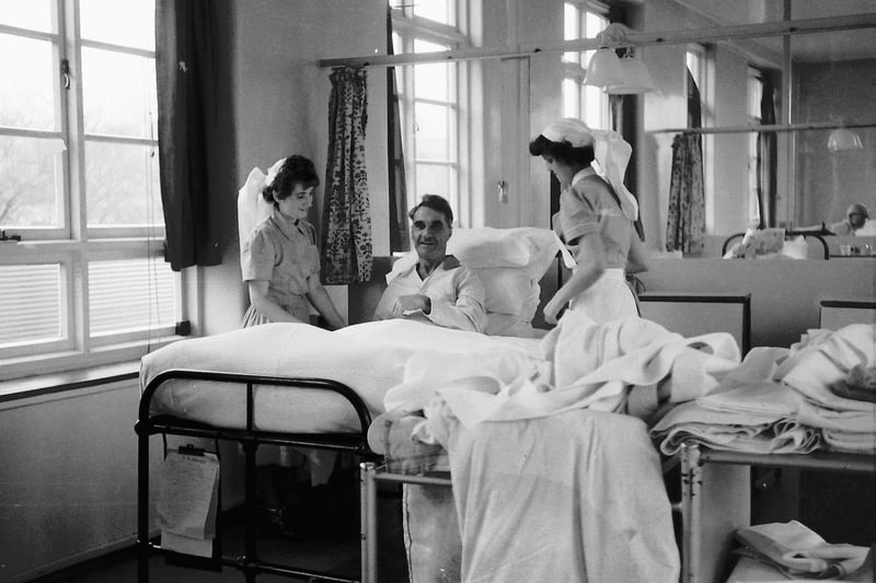 Top-level care from these nurses in 1959. Photo: Freddie Muddit (Fietscher Fotos)