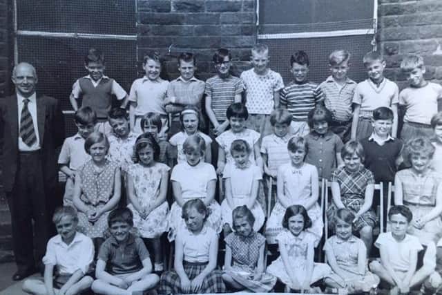 The class of 1964-5 at Anns Road Junior School, Heeley, Sheffield
