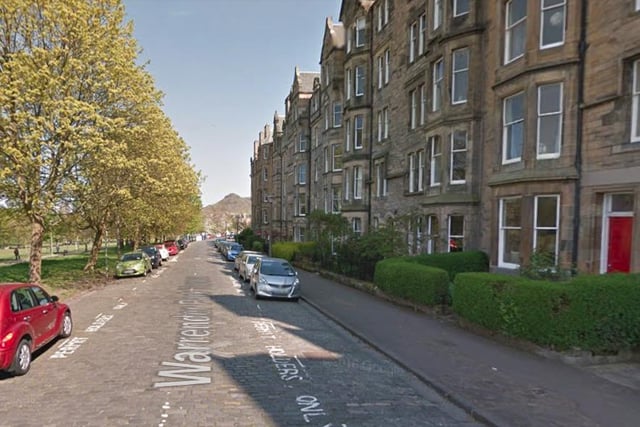 10 new cases were recorded in Marchmont West in Edinburgh. This area of the city has a population of 4,625.