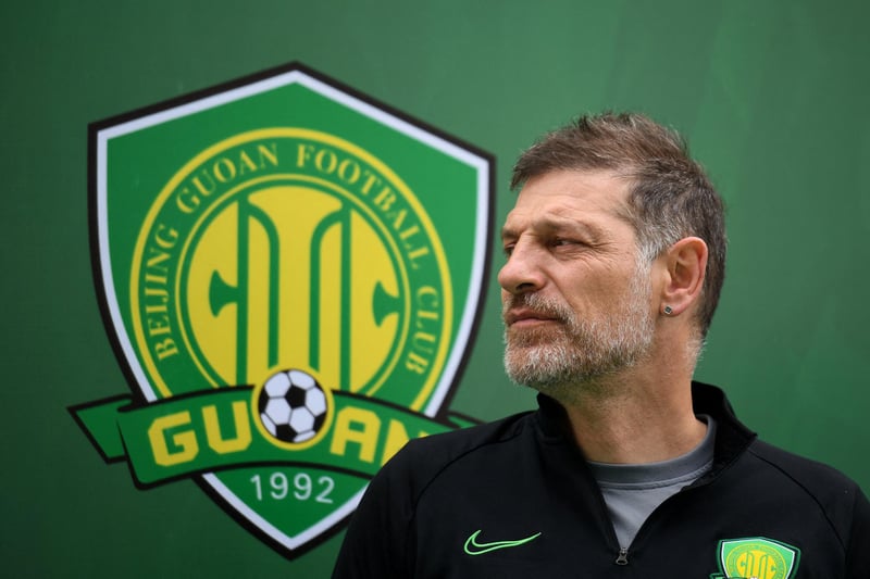 Current odds: 12/1. Current job: Beijing Guoan. Career win percentage: 46.3%. He's only been with his current club since January, so this one seems a little unlikely, it's fair to say.