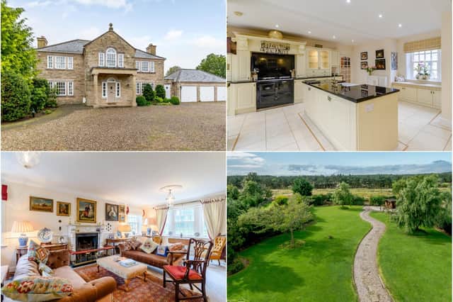 Stone Lodge at Burgham Park is on the market for £995,000.