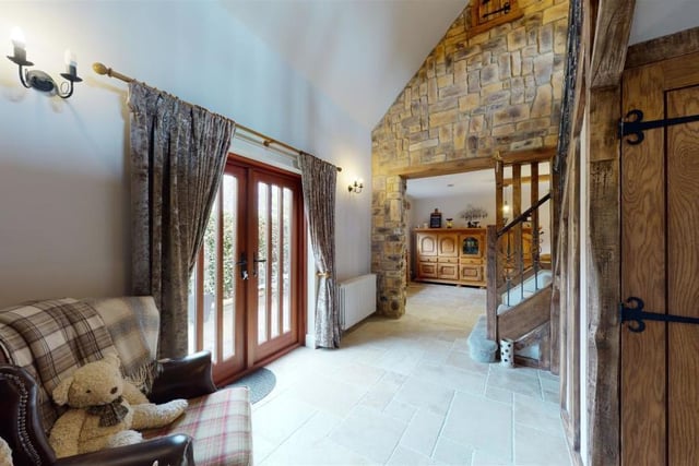 This stunning home is accessed via oak panelled doors which open to reveal an Entrance Hall.