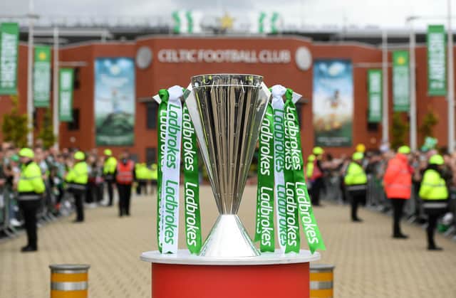 There are less than three weeks of the Scottish Premiership season remaining. Picture: SNS