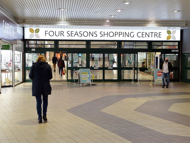 Different households are banned from mixing indoors, including in retail settings such as shops, under the new rules.