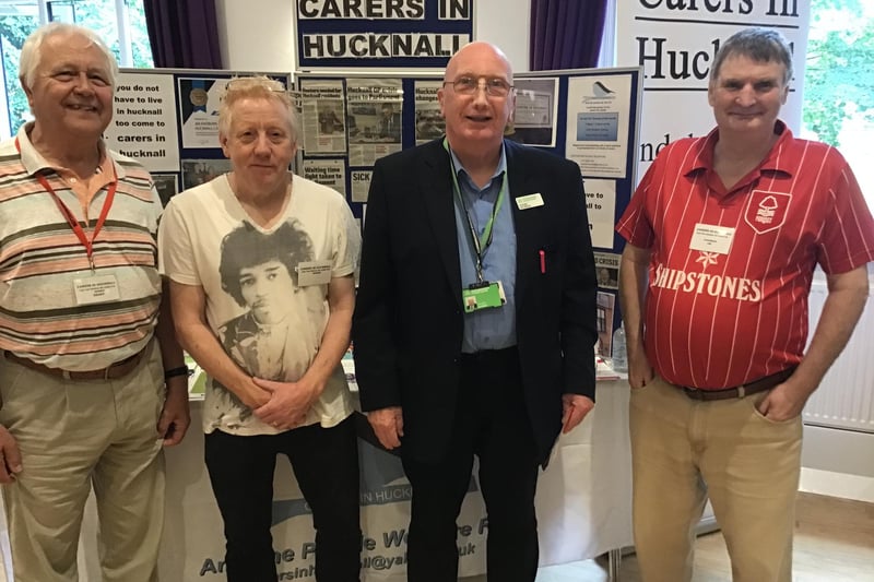 Coun Wilmott meets members of the Carers in Hucknall group