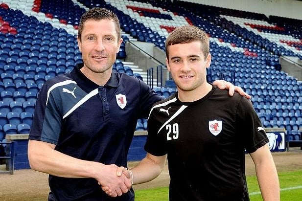 With then Raith boss Grant Murray at the start of the 2013/14 season.