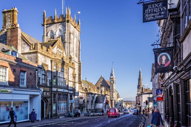 Boasting eight different museums, independent shops and leafy riverside walks, Dorchester in Devon ranked as the eighth happiest place to live in Britain.
