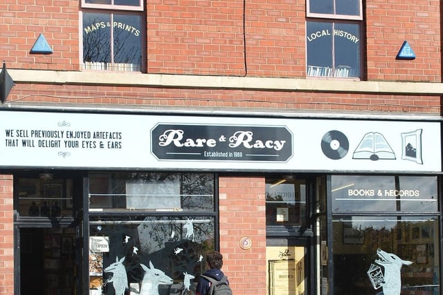 One of Sheffield's most beloved independent book, art and music shops, Rare and Racy was forced to close in 2017 after 48 years of trading due to the pressures of modern high-street trading.