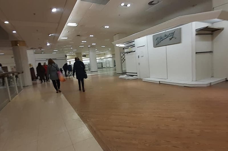 The branch on The Moor in Sheffield was among the last Debenhams stores in the UK to close on Saturday