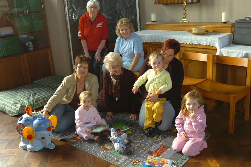 There Rossmere Mother and Toddler Group pictured 13 years ago. Were you in the photo?