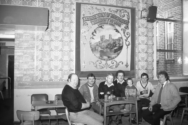 Washington Miners Welfare Club in 1985. Recognise any of the people in the picture?