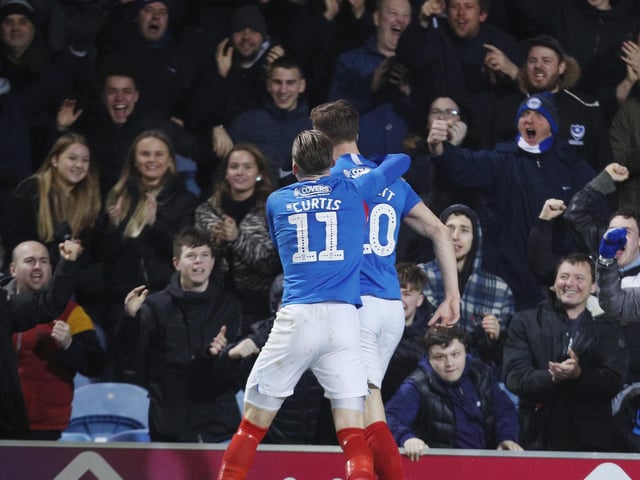 Pompey v Fleetwood in League One from Fratton Park