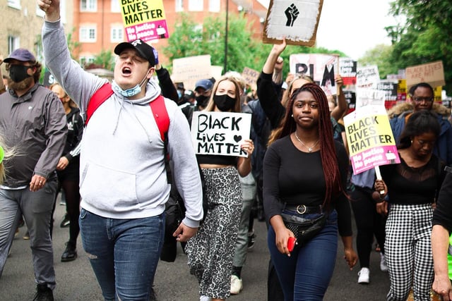 Black Lives Matter march in Portsmouth