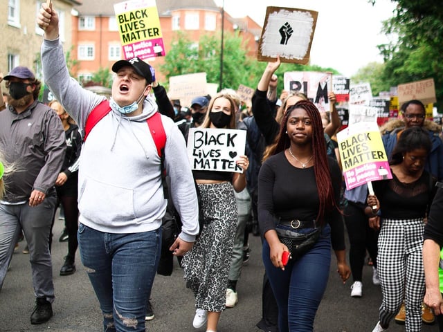 Black Lives Matter march in Portsmouth