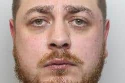 Pictured is Conner Hadi, aged 26, of of Toll Bar Avenue, Sheffield, who was found guilty after a trial at Sheffield Crown Court of possessing a firearm with intent to endanger life, possessing ammunition with intent to endanger life, and of two counts of attempted murder. He was sentenced to 27 years of custody.