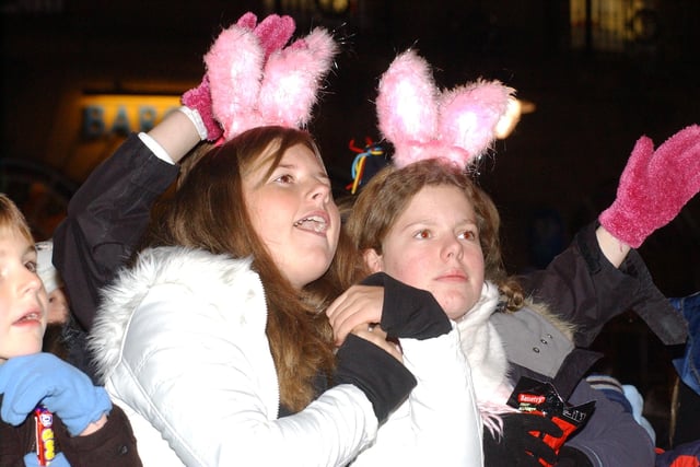 Back to 2005 for this view of the crowd at the King Street lighting ceremony in South Shields. Recognise anyone?