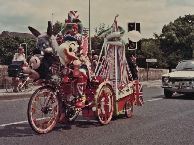 Mr Splash would often be seen riding on his three-wheeler through the streets of Mansfield