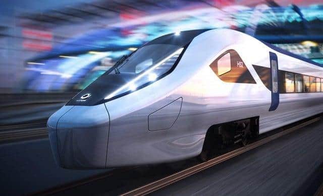 A design for an HS2 train by Alstom.