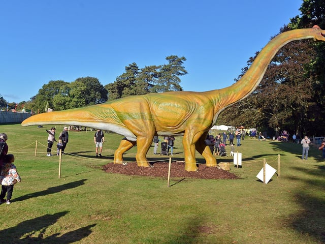 One of the larger exhibits