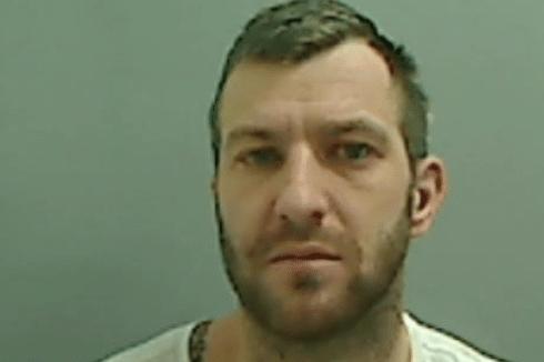 Jones , 32, of Bodmin Grove, Hartlepool, was jailed for 30 months after he admitted burglary with violence and breaching a court order on January 9.
