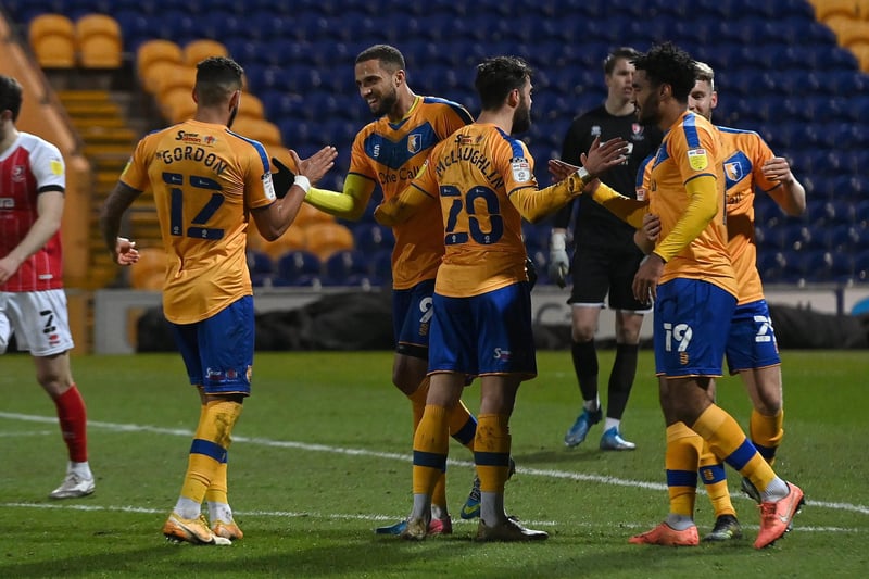 The Stags celebrate. Picture: Andrew Roe/AHPIX LTD