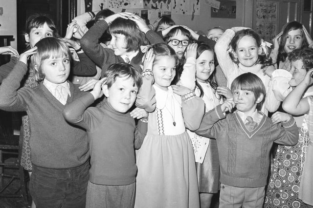 The Ewesley Road Methodist Church Sunday School Christmas party in 1973. Does this bring back happy memories?