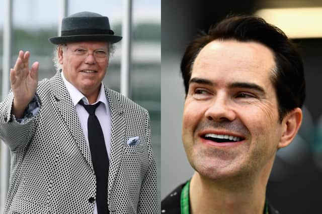 Comparisons have been drawn between how Jimmy Carr is booked to play Sheffield City Hall this March, where Roy Chubby Brown was banned from performing in 2021.