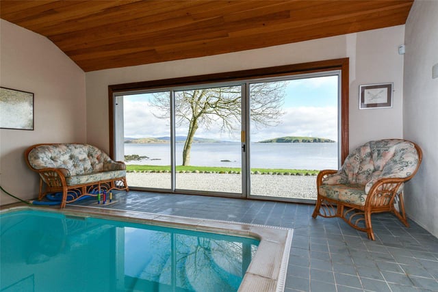 New owners can still enjoy the sea views from the swimming pool.