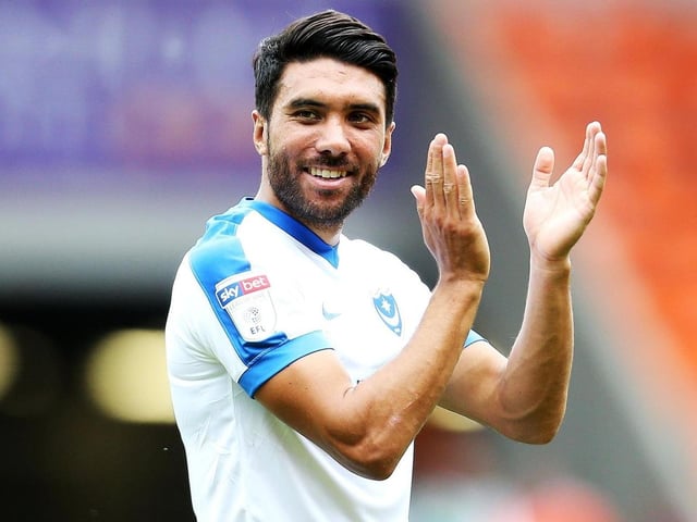 The former fans' favourite departed Pompey in January 2019 for Swindon. He's scored once in 23 games for the Robins this term.