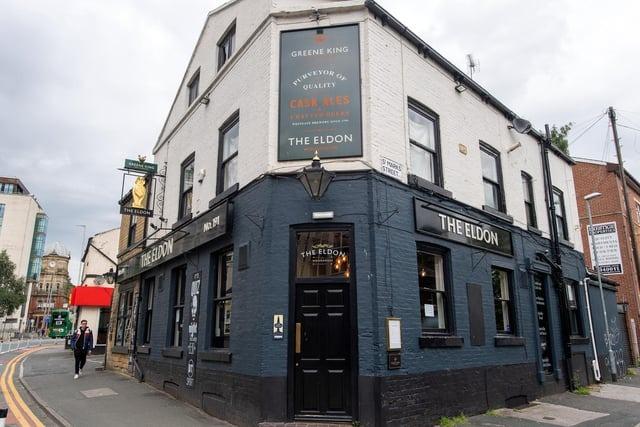 The 13th stop on the run is The Eldon, where you’ll be greeted by a lovely wooden floor, mahogany bar, and lively crowd of students and regulars.
Address: 190 Woodhouse Ln., Woodhouse, Leeds LS2 9DX