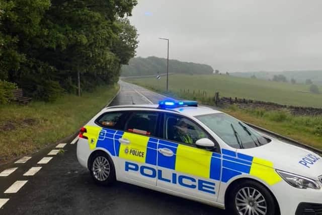 The A629 Halifax Road has been closed between Thurgoland and Wortley.