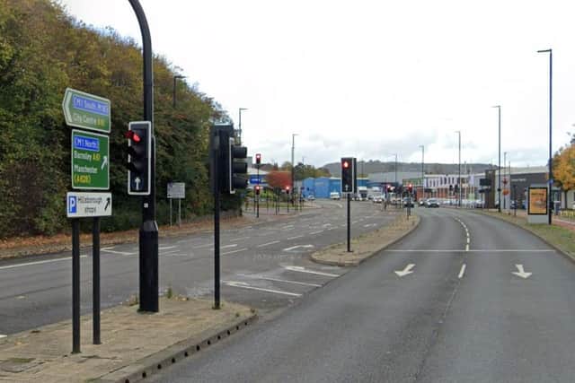 Penistone Road in Sheffield, where a woman was caught driving with a dog on her lap. File photo by Google