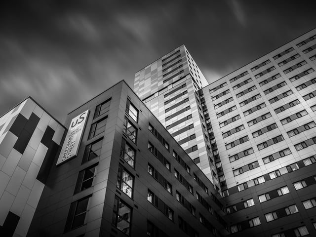 Student accommodation from a different angle.
Picture: Raymond Clarke