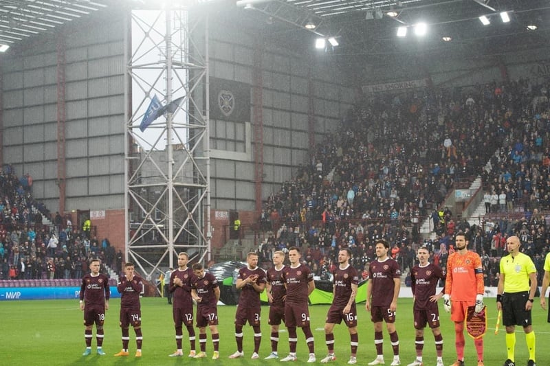 Overall rank: 3. Capacity: 19,852. Tynecastle Park ranks in third place, scoring 4.41 out of 5 overall. Recently, UEFA rated Hearts’ stadium as a category four, an upgrade from its previous category two status.