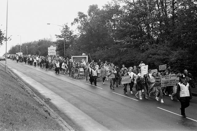 Did you take part in the 1992 march in Mansfield?