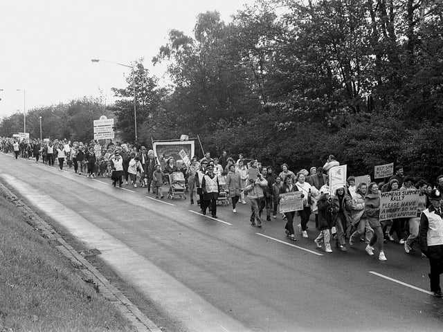 Did you take part in the 1992 march in Mansfield?
