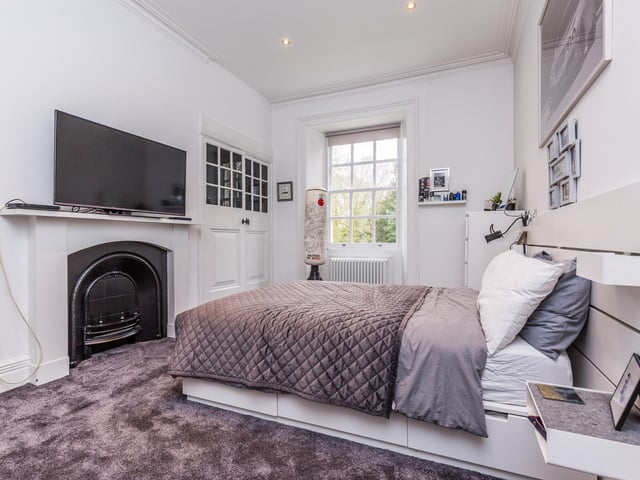 The property features four unique bedrooms.