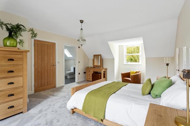On the first floor you will find three double bedrooms, all of which boast en suites and dressing rooms. As you can see, there is lots of space.