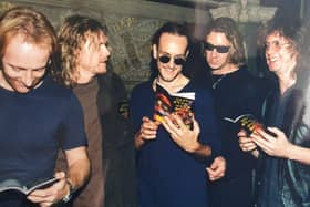 The band enjoy the first Dirty Stop Out's Guide as part of Def Leppard Day