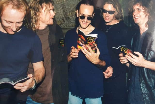 The band enjoy the first Dirty Stop Out's Guide as part of Def Leppard Day