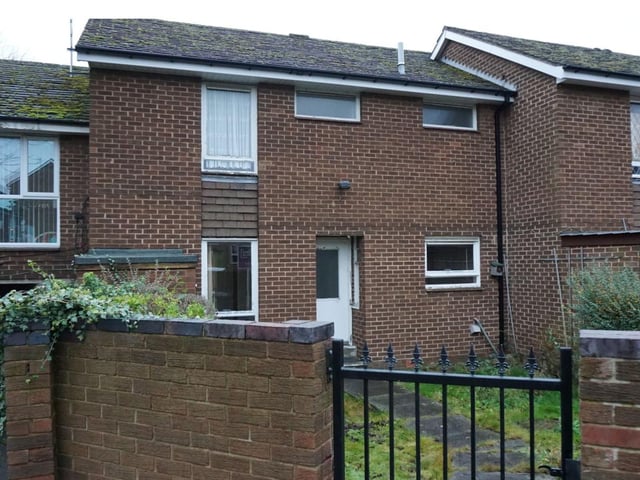 Offers over £64,000 are being invited for this three-bedroom townhouse. (https://www.zoopla.co.uk/for-sale/details/54050063)