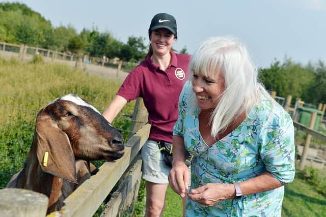 Amanda Solloway on her visit to Aston Springs Farm. The visit is part of her R&D road trip and to talk about Shop Local Week.