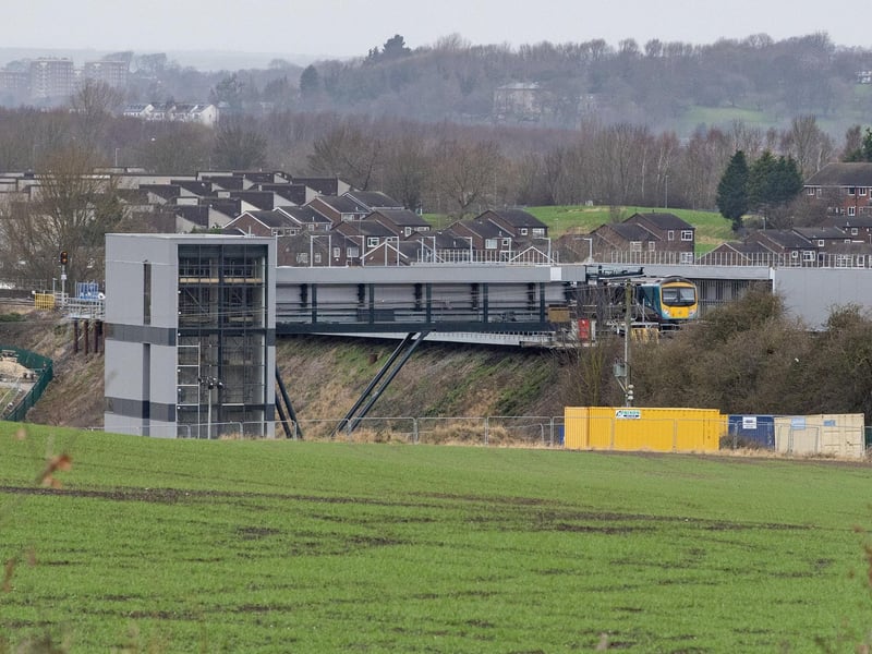 Construction work on the new £26m White Rose station, providing improved access to the adjacent White Rose office park, shopping centre and bus interchange, have currently been paused due to cost concerns.