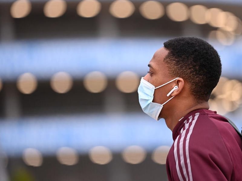 Manchester United stars could be at risk in Ole Gunnar Solskjaer's summer revamp of his squad. Enquiries made by agents and intermediaries over the availability of players like Anthony Martial and Donny van de Beek have been met with a response from the club that "every player has a realistic valuation." (ESPN)
(Photo by Laurence Griffiths/Getty Images)