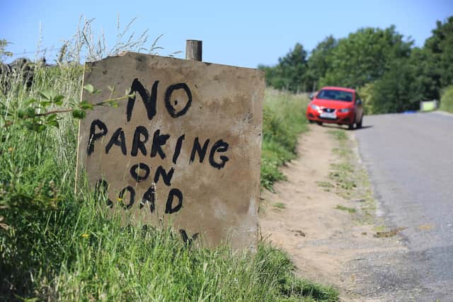 Curbar Edge parking issues. Picture: Chris Etchells