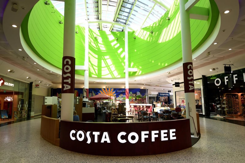 Costa Coffee opened its doors at the White Rose in 2020.
