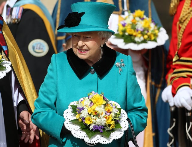 The Queen at Sheffield Cathedral in 2015